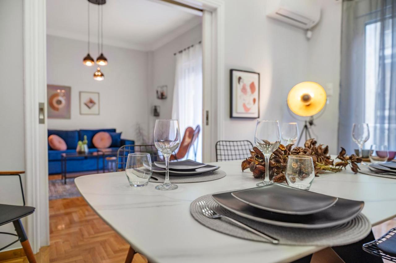 Luxury 2 Bdroom Apt- Megaro Mousikis Athene Buitenkant foto