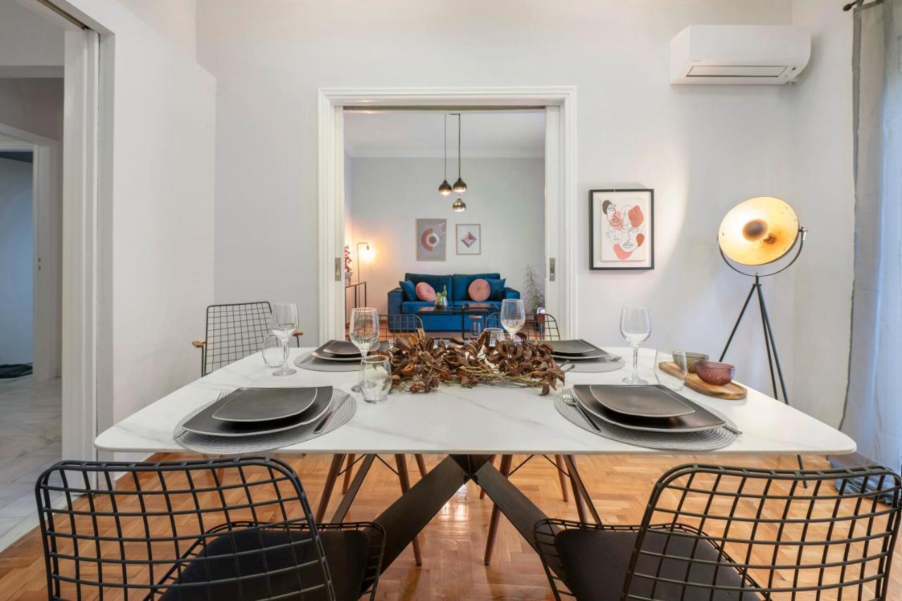 Luxury 2 Bdroom Apt- Megaro Mousikis Athene Buitenkant foto